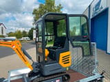 Berger Kraus BK1250KSR mini excavator, side view