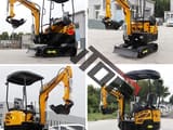 2025 HOT JT15 mini excavator, multi-angle view