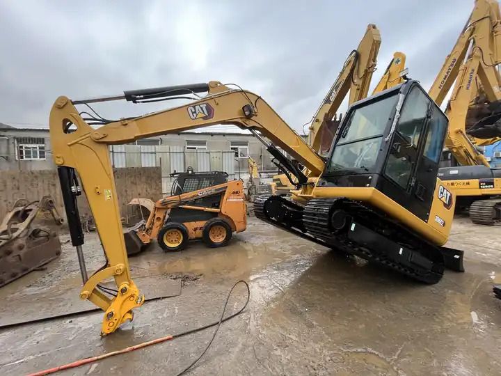 2016 Caterpillar 306E2 crawler excavator, side profile view