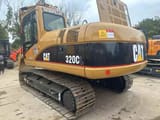 2016 Caterpillar 320CL crawler excavator, rear three-quarter view