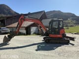 Мини-экскаватор 2017 Kubota KX057-4 Minigraver - Engcon Tiltrotator - 5164 моточаса - 4 ковша - Захват - Гидромолот