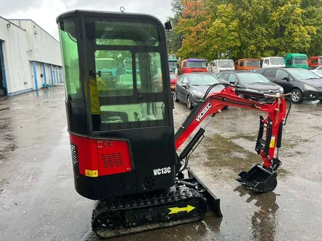 2025 Vicsec VC13C mini excavator, side view