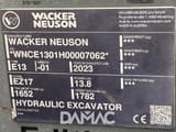 2023 Wacker Neuson EZ17 Mini Excavator