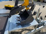 Mini Excavator Vermietung / Minibagger 1-TONNE Inkl. Anhänger / Wochenende / Verstellfahrwerk / Schwemnkarm / Anbaugeräte