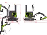 2025 Zaox ZA16A Mini Excavator