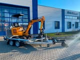 2026 Berger Kraus BK1500JS mini excavator on trailer