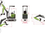 2025 Zaox ZA13A Mini Excavator