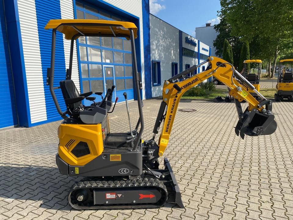 Berger Kraus BK1000JSR mini excavator, side view