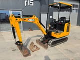 2022 JCB 16C-1 Mini Excavator