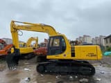 2020 Komatsu PC200 Avance crawler excavator, side profile view