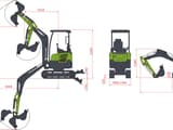 2025 Zaox ZA20A Mini Excavator