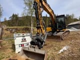 Excavator 2022 Cat 313 Next Gen Gravemaskin - Xsite PRO GPS - CAT TRS 14 Tiltrotator - Pusskuffe - Smalskuffe