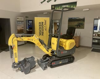 2022 Wacker Neuson 803 Mini Excavator