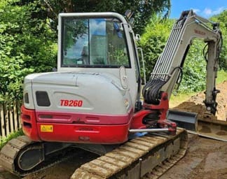 2018 Takeuchi TB260 Mini Excavator
