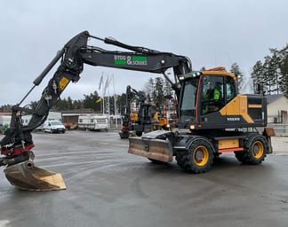 2017 Volvo EW160E Wheel Excavator