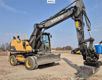 2014 Volvo EW160D Wheel Excavator