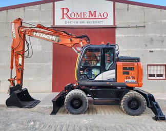 2018 Hitachi ZX145W-6 Wheel Excavator