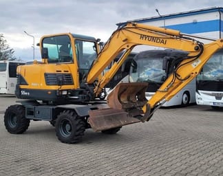 2014 Hyundai R55W-9 Wheel Excavator