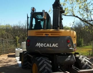 2006 Mecalac 714 MW Wheel Excavator