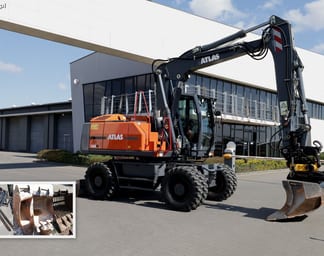2016 Atlas 160W Wheel Excavator