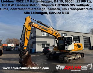 2015 Liebherr R922LC Crawler Excavator