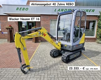 2023 Wacker Neuson ET16 Mini Excavator