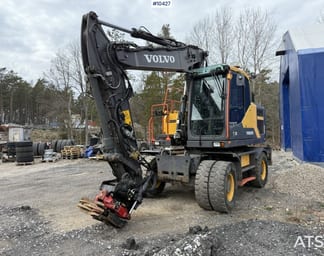 2018 Volvo EW160E Wheel Excavator