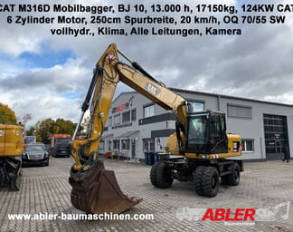 2010 Caterpillar M316D Wheel Excavator