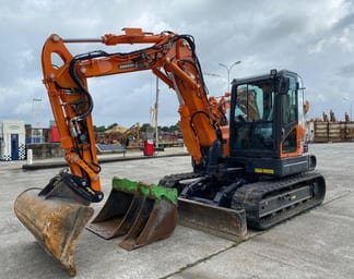 2021 Doosan DX85R Crawler Excavator