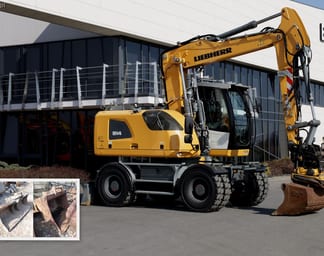 2017 Liebherr A914 LITRONIC Wheel Excavator