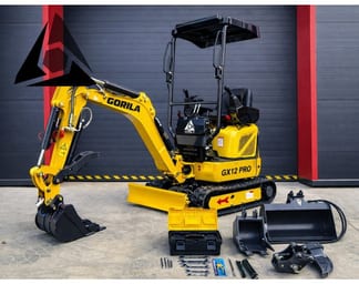 2026 Gorila GX12 PRO Mini Excavator