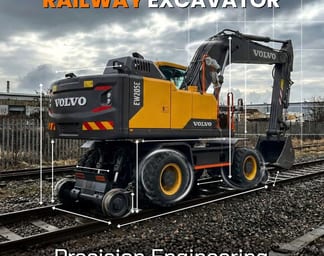 2025 Galen RAIL MOVER Wheel Excavator