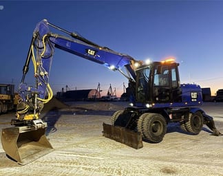 2014 Caterpillar M313D Wheel Excavator