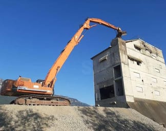 1990 Hitachi EX400LC Demolition Excavator