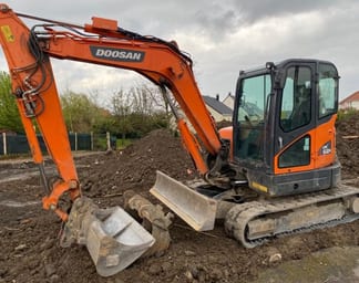 2018 Doosan DX62R-3 Mini Excavator