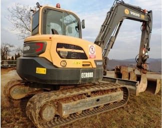 2014 Volvo ECR88D Mini Excavator
