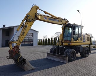 2017 Komatsu PW180-10 Wheel Excavator
