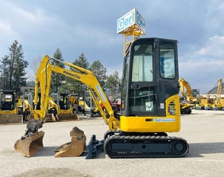 2014 Komatsu PC16R-3HS Mini Excavator