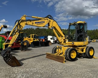 2009 Komatsu PW98MR-8 Wheel Excavator