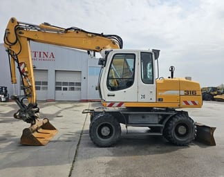 2012 Liebherr A316 LITRONIC Wheel Excavator