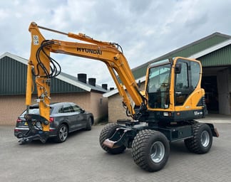 2018 Hyundai R55W-9A Wheel Excavator