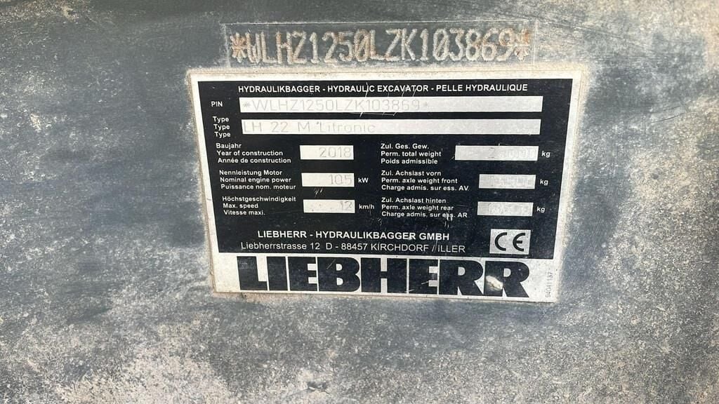 2018 Liebherr LH22 M Material Handler