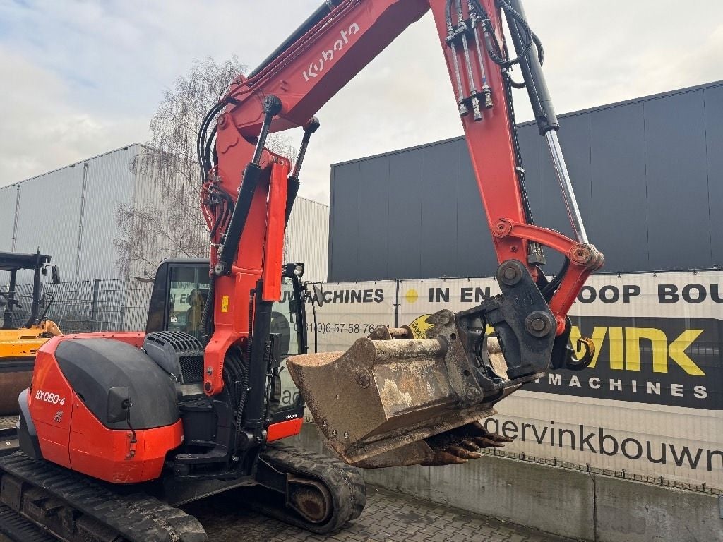 2015 Kubota KX080-4 Mini Excavator