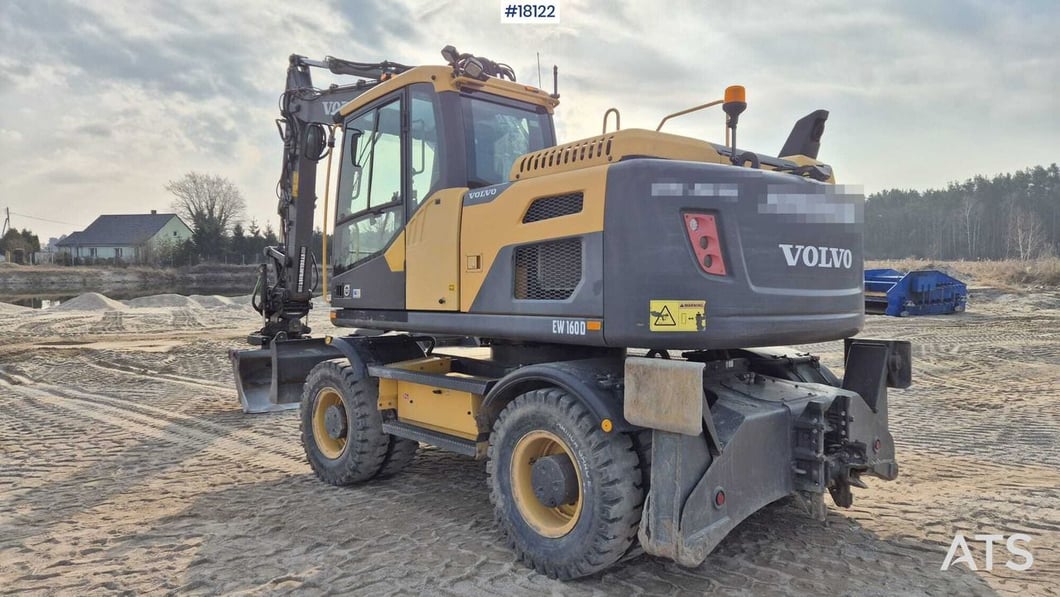 2014 Volvo EW160D Wheel Excavator