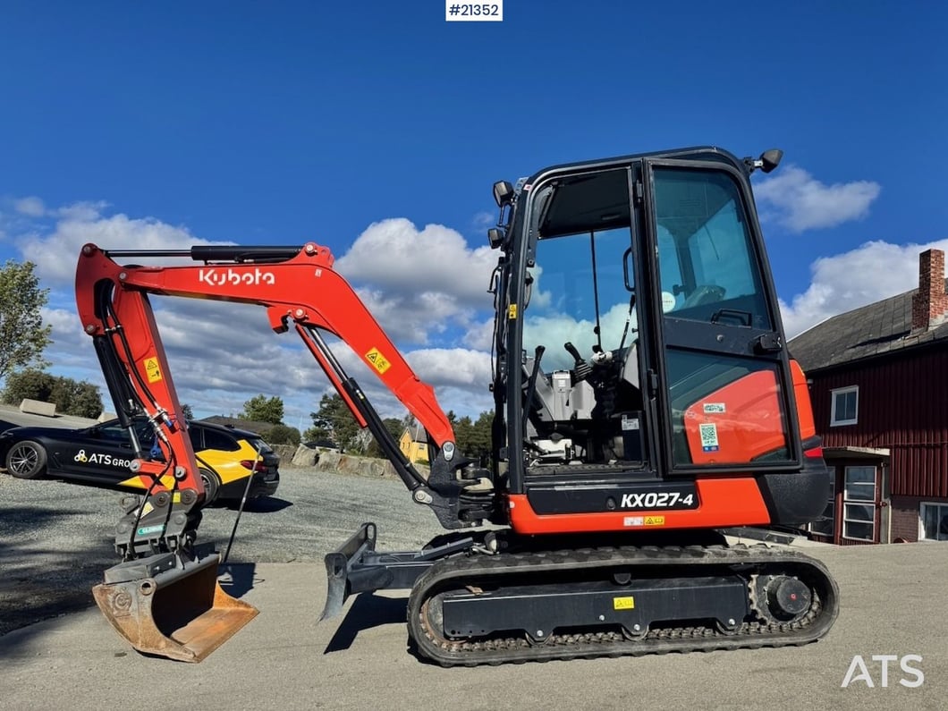 2022 Kubota KX027-4 Mini Excavator