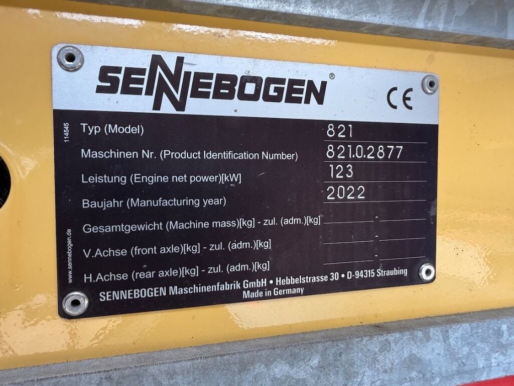 2022 Sennebogen 821M E Material Handler