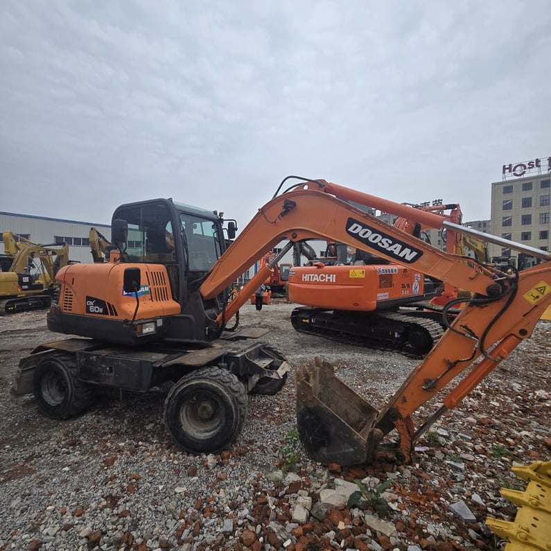 2018 Doosan DX60W Wheel Excavator