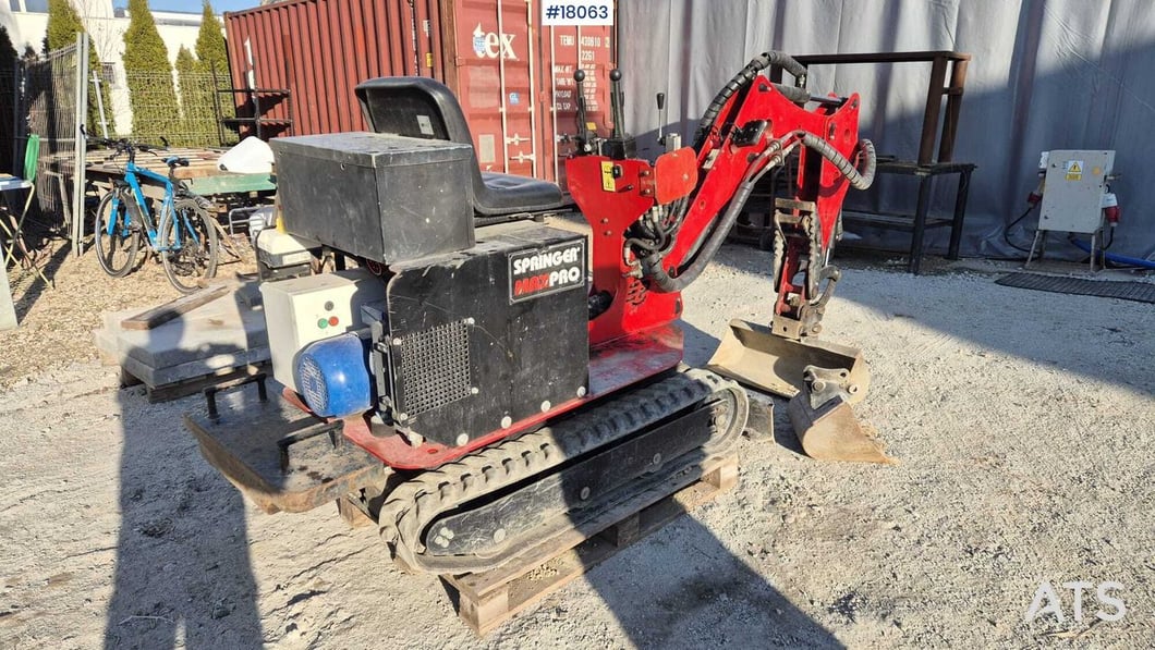 2020 Springer MAX PRO-E Mini Excavator