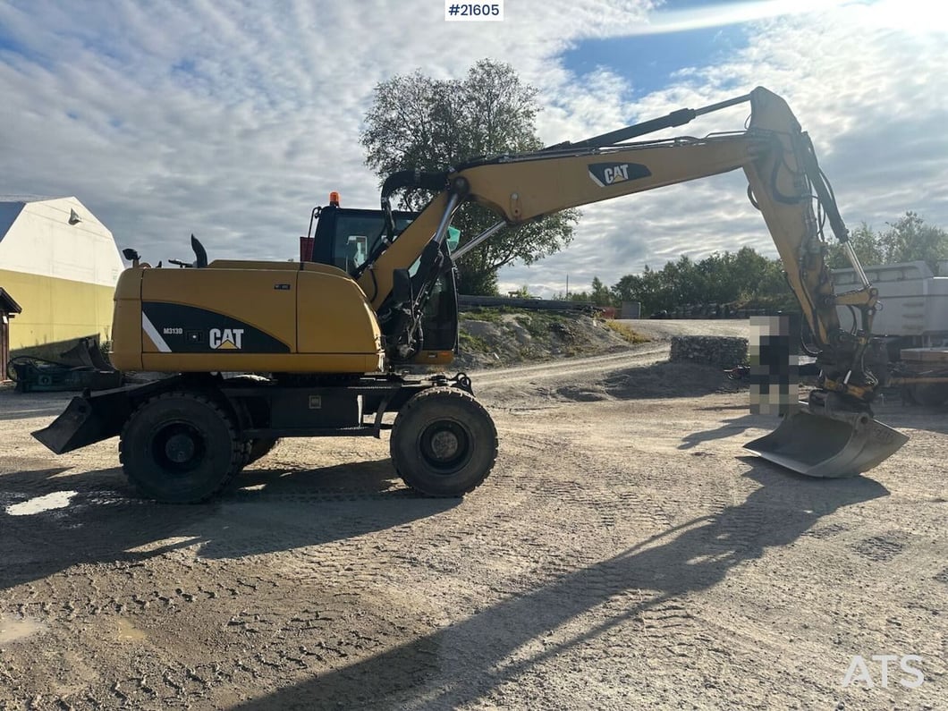 2012 Caterpillar M313D Wheel Excavator