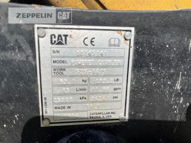 2024 Caterpillar 308-07A Mini Excavator